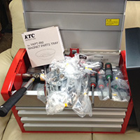 KTC 工具箱セット EKR-103 ツールボックス 整備用工具セット付
